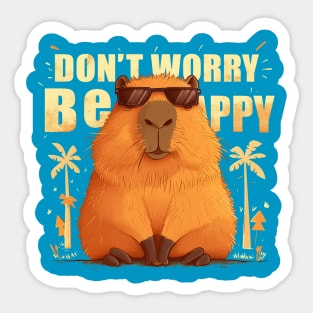 dont worry be happy Sticker